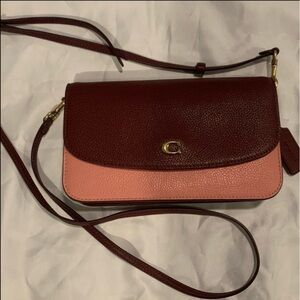 Coach Pink Leather Crossbody Bag